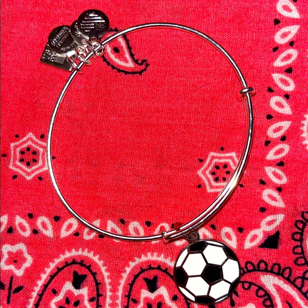 Soccer ball Alex and Ani Bracelet